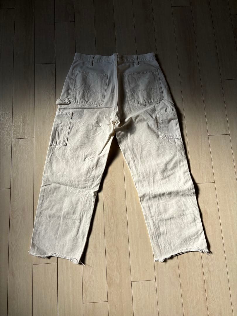 パ*ト様 【300円スタート】　カーハート　ダブルニー　ホワイトペインター　US