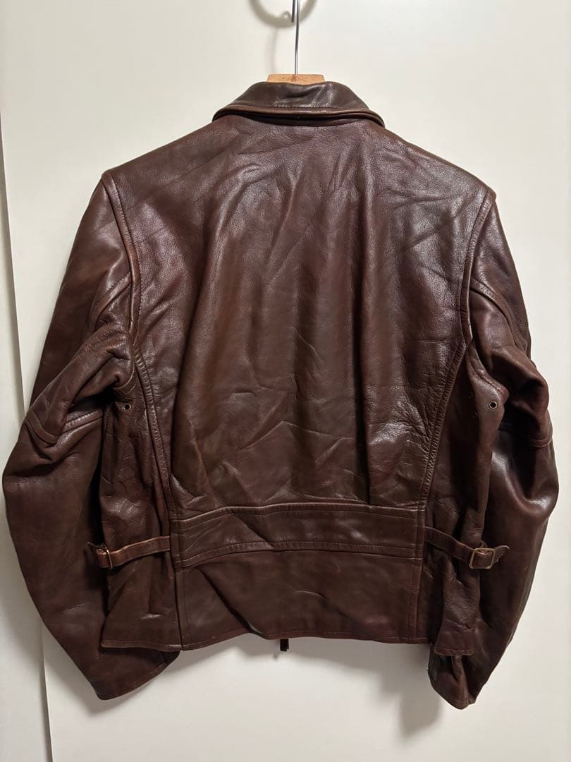 B-McCoy’s レザーライダースジャケット Aero スタイル 34