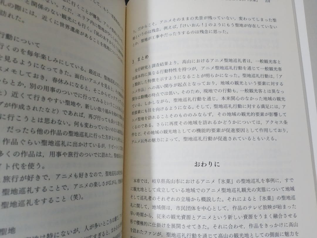 アニメ聖地巡礼の行動特徴と地域施策 事例からの考察
