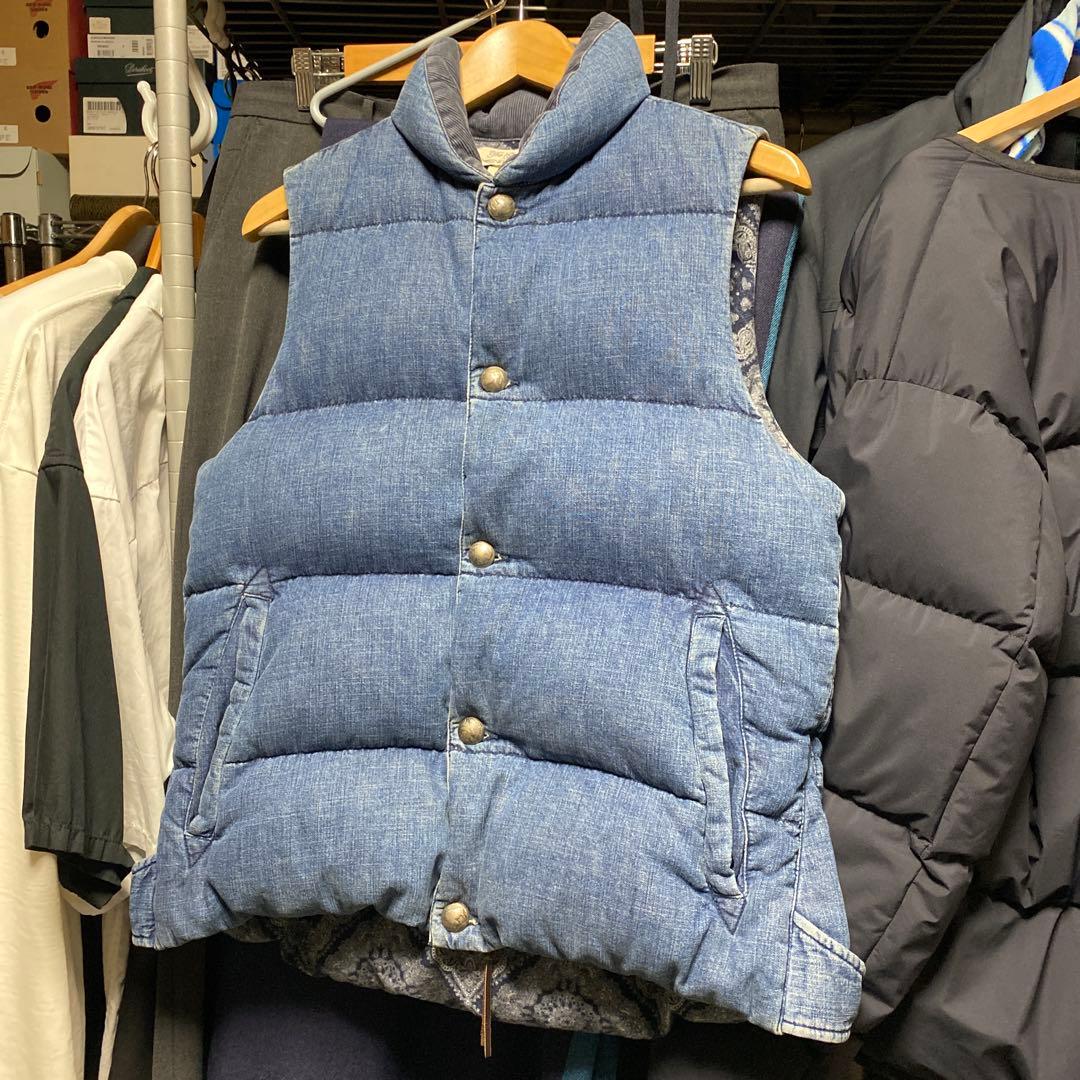 レミレリーフ　デニムダウンベスト