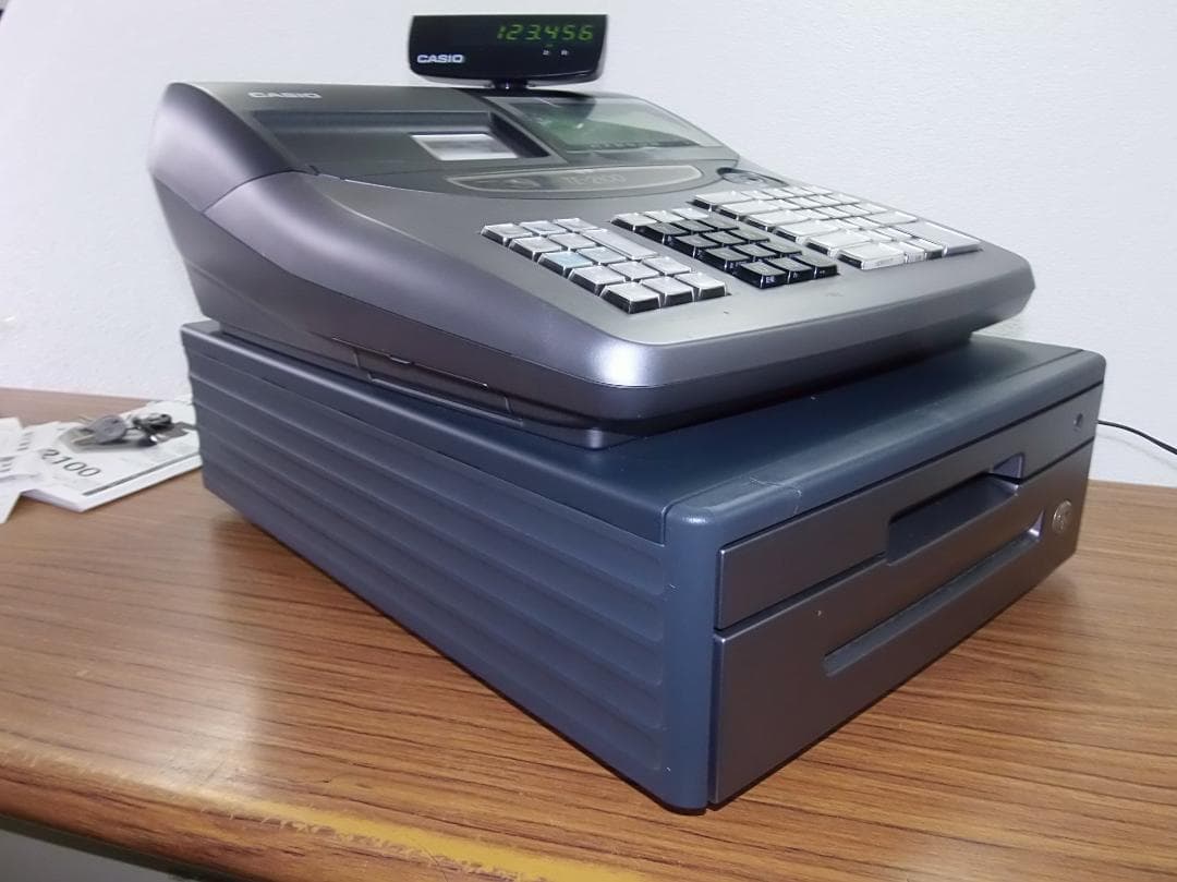 設定無料 CASIO TE-2100-15S レジスター 15部門 250512