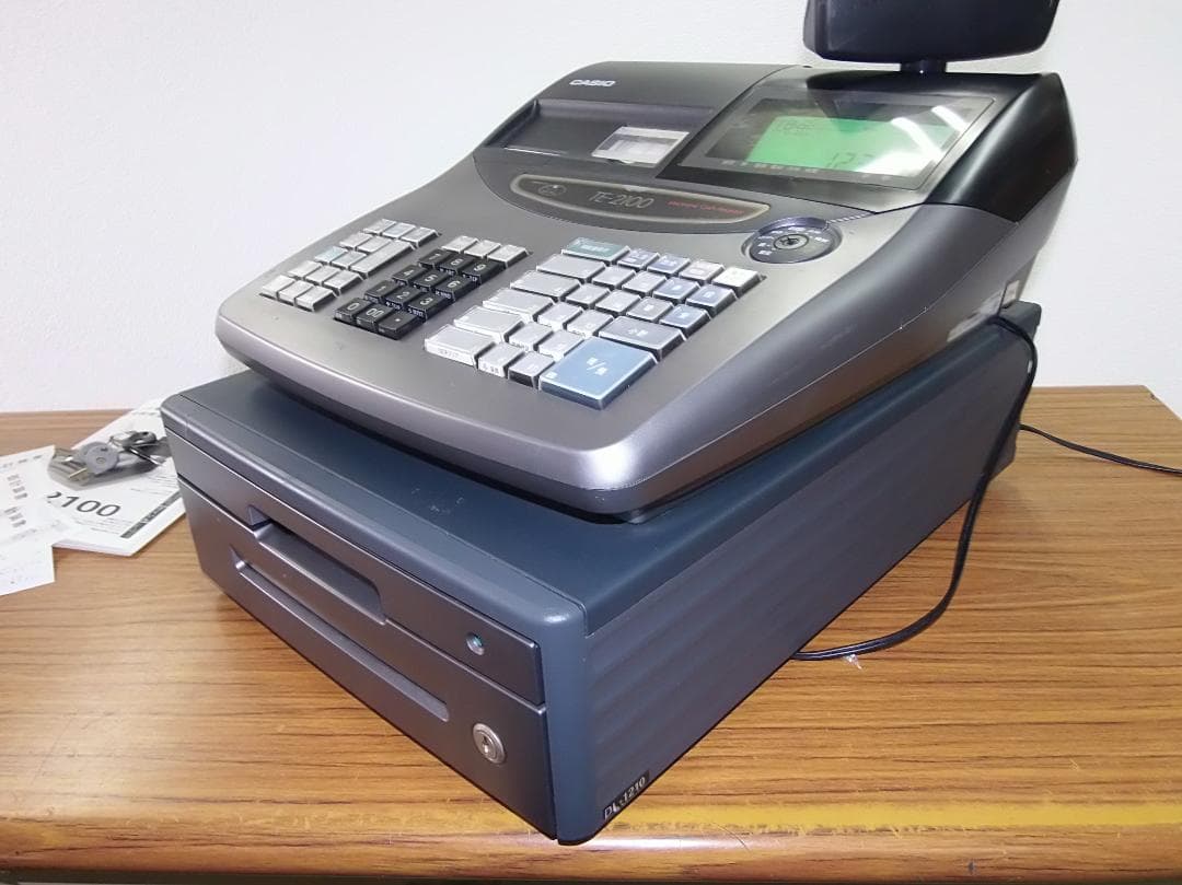 設定無料 CASIO TE-2100-15S レジスター 15部門 250512