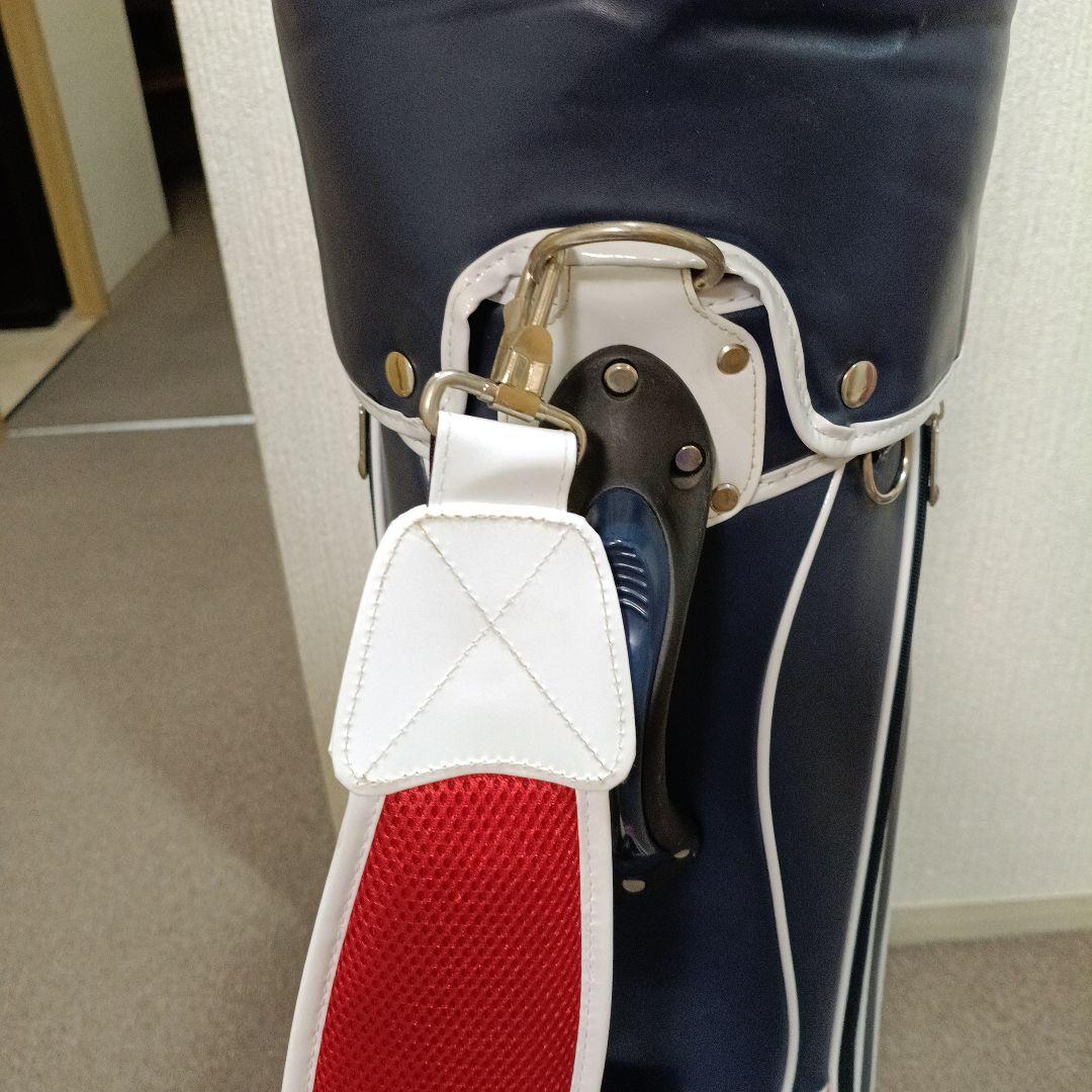 アーノルドパーマーキャディバッグ ネイビー/レッド♥美品♥送料無料♪　人気モデル