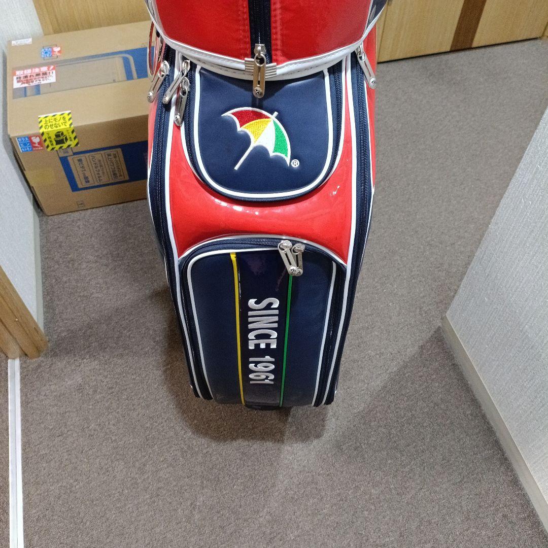 アーノルドパーマーキャディバッグ ネイビー/レッド♥美品♥送料無料♪　人気モデル