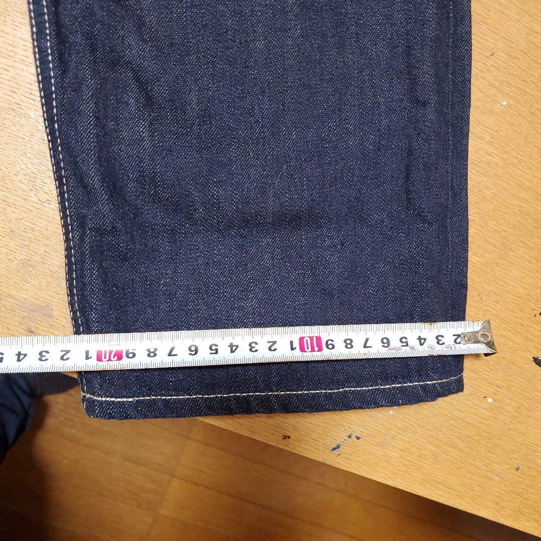 ギャングスタビル、ストレートデニム 濃紺 美品