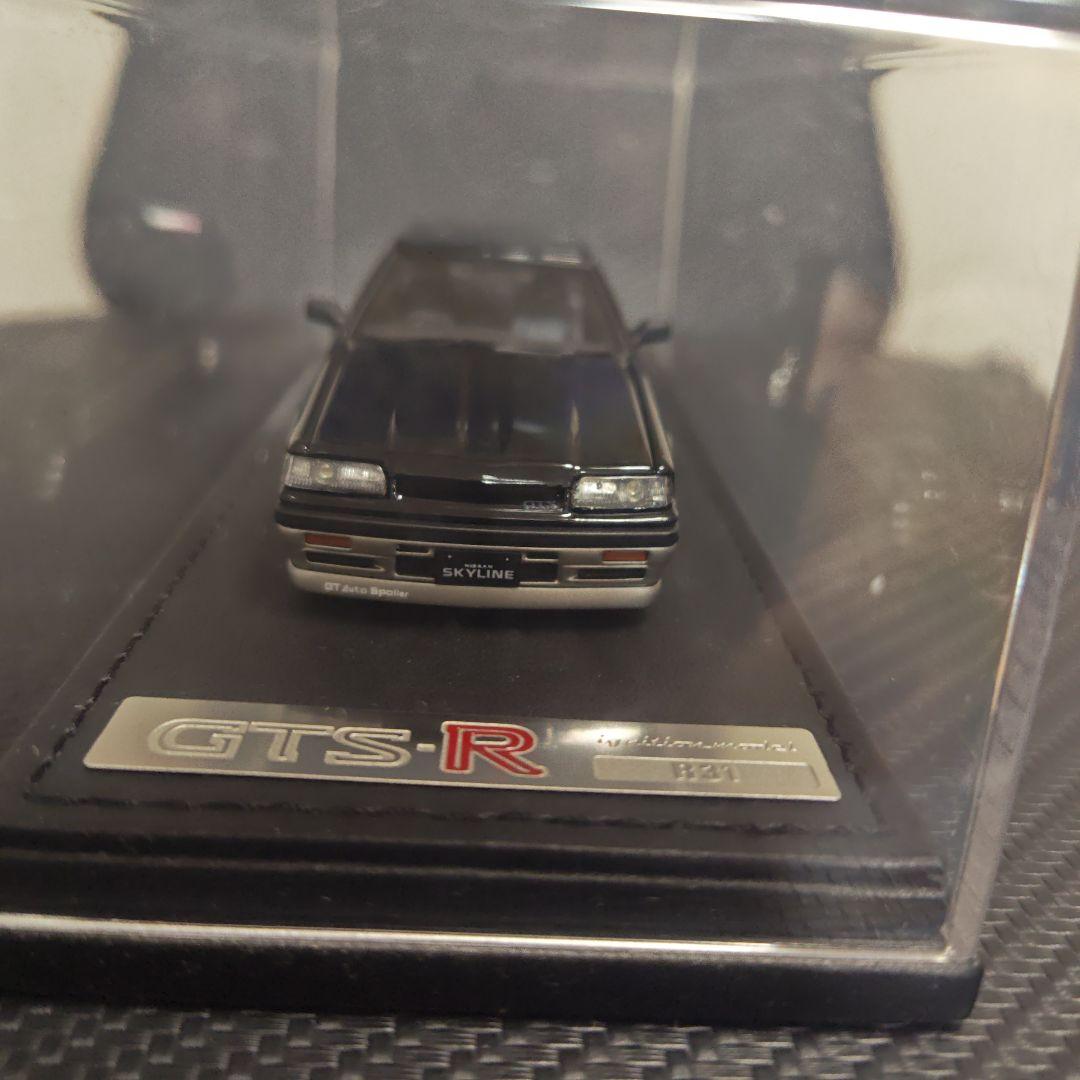 イグニッションモデルGTS-R ミニカー 1/43 黒/シルバー