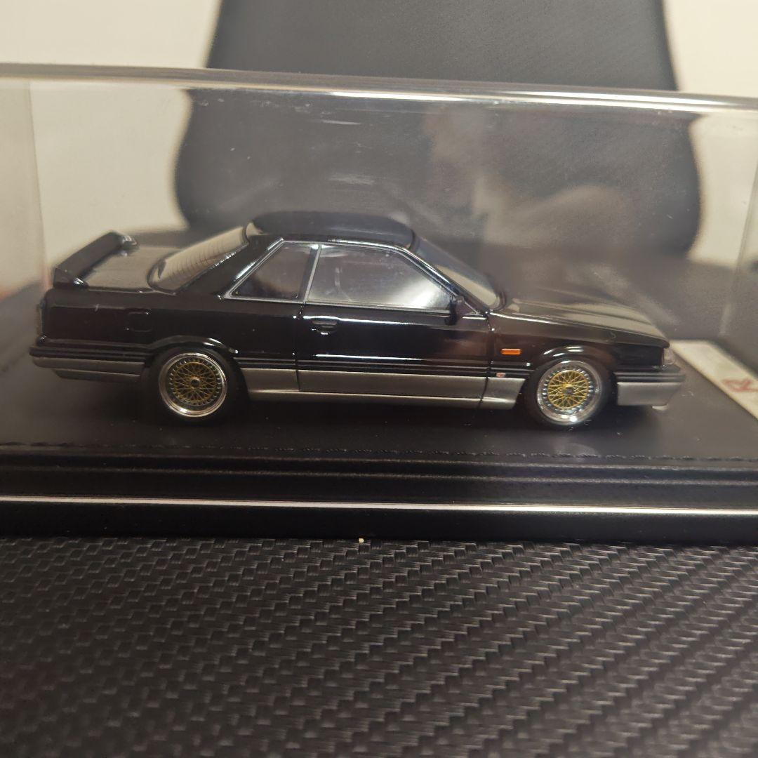 イグニッションモデルGTS-R ミニカー 1/43 黒/シルバー