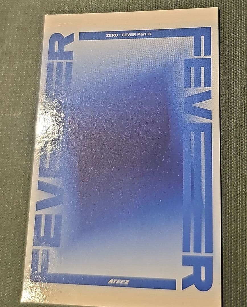 Ateez FEVERpart3 yglobal ユノ トレカ