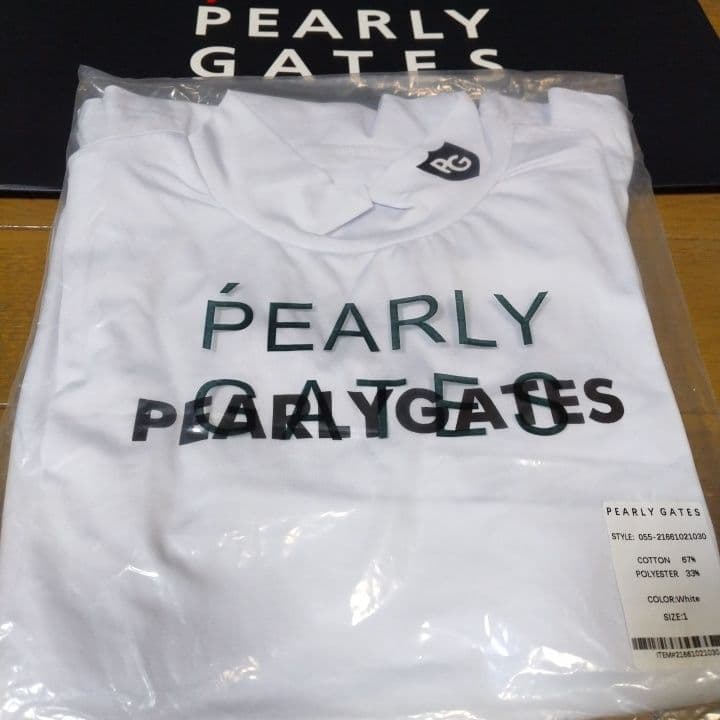 ⭐新品⭐PEARLYGATES⭐長袖モック⭐白⭐M⭐