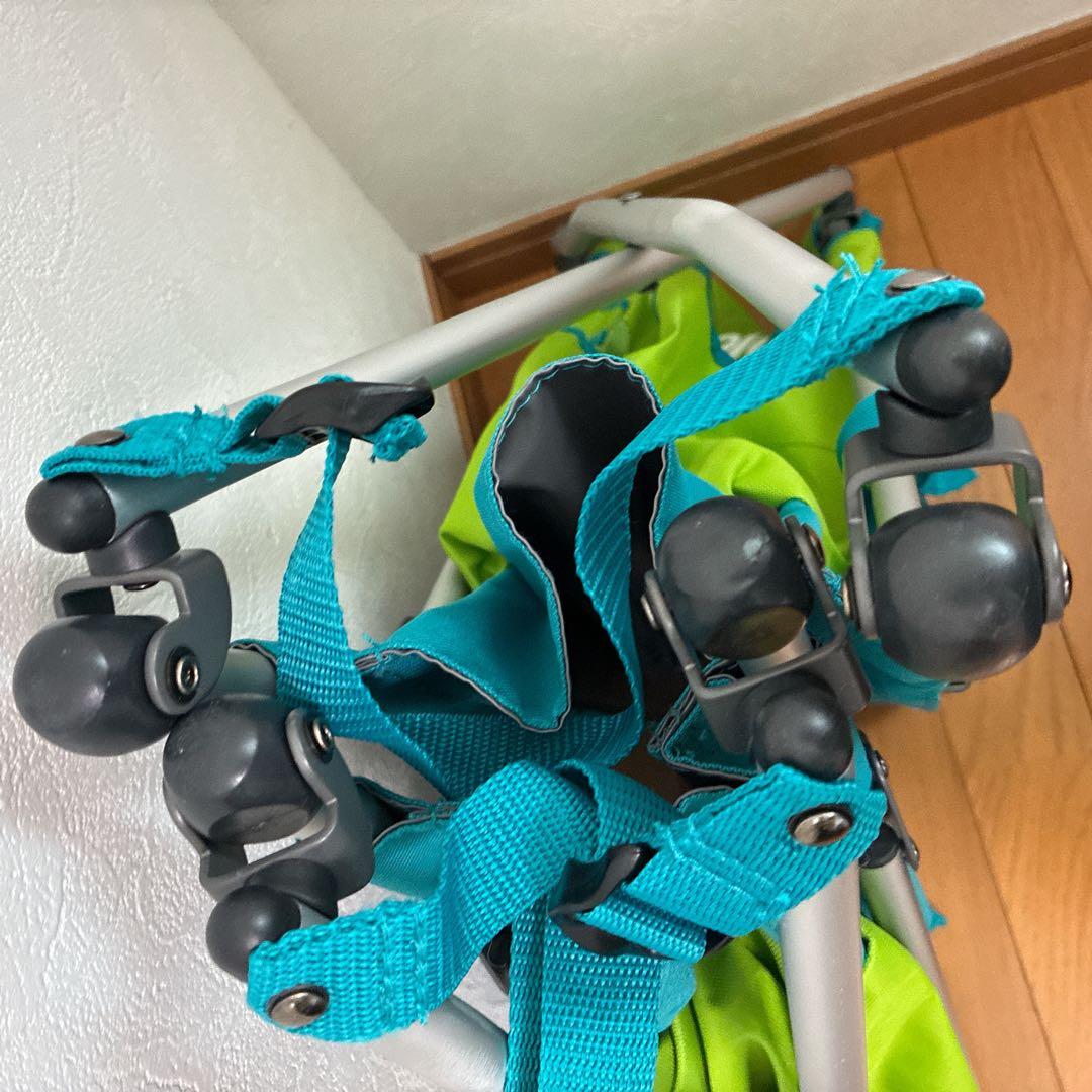 美品　Coleman コンパクト グランド チェア （ライム） 2個　コールマン