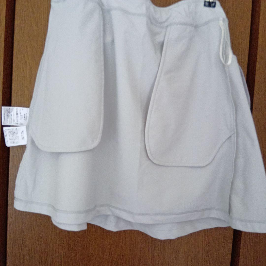 新品未使用ARCHIVIO ライトグレー フレアスカート