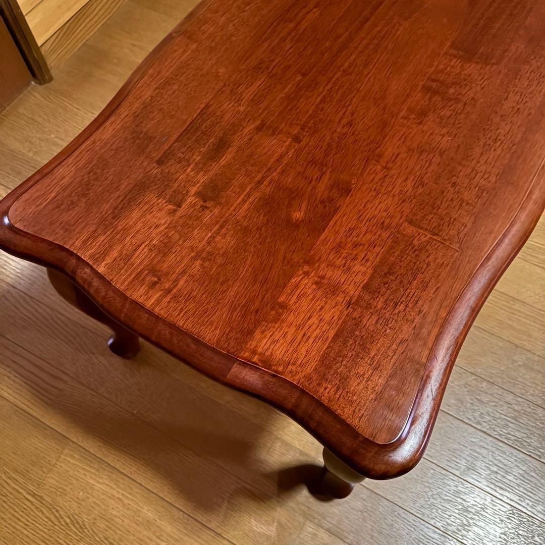 アンティーク調 猫脚 ローテーブル センターテーブル 幅100cm