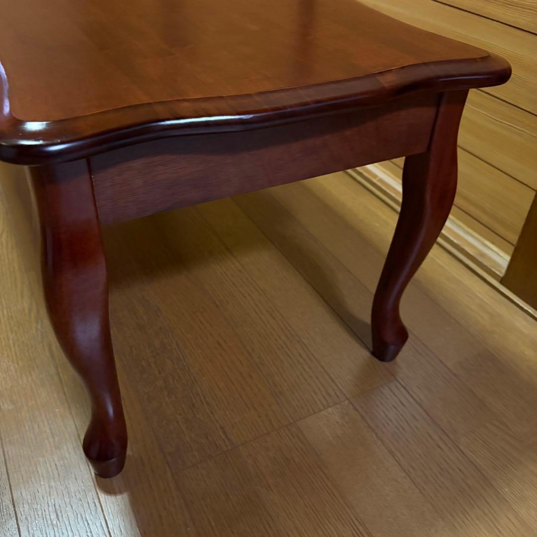 アンティーク調 猫脚 ローテーブル センターテーブル 幅100cm