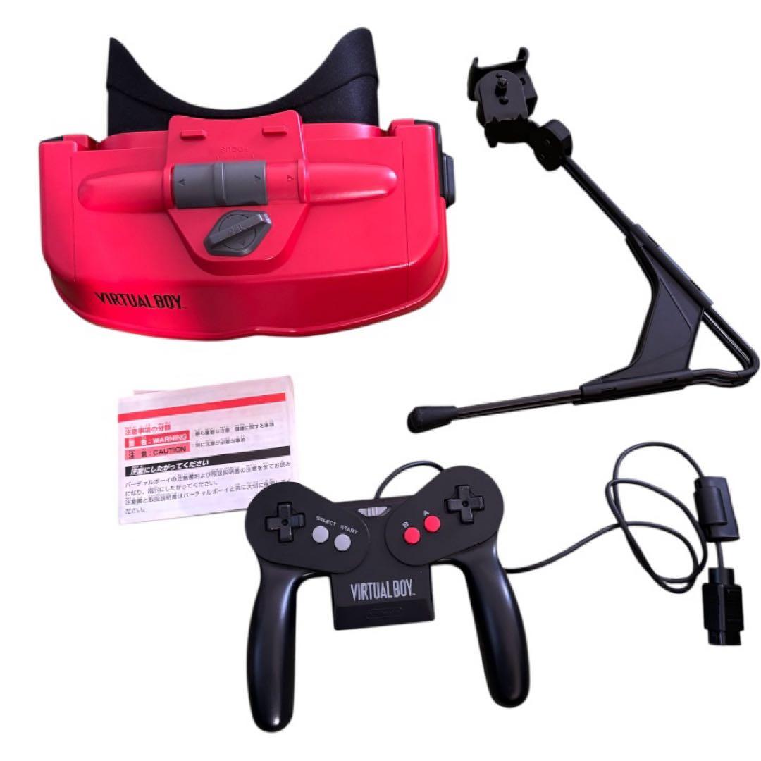 【動作良好】任天堂 バーチャルボーイ 本体＋ソフト2本（テトリス/ゴルフ）