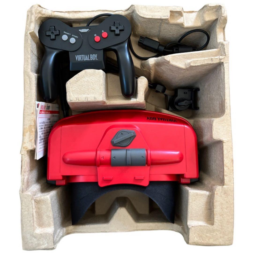 【動作良好】任天堂 バーチャルボーイ 本体＋ソフト2本（テトリス/ゴルフ）