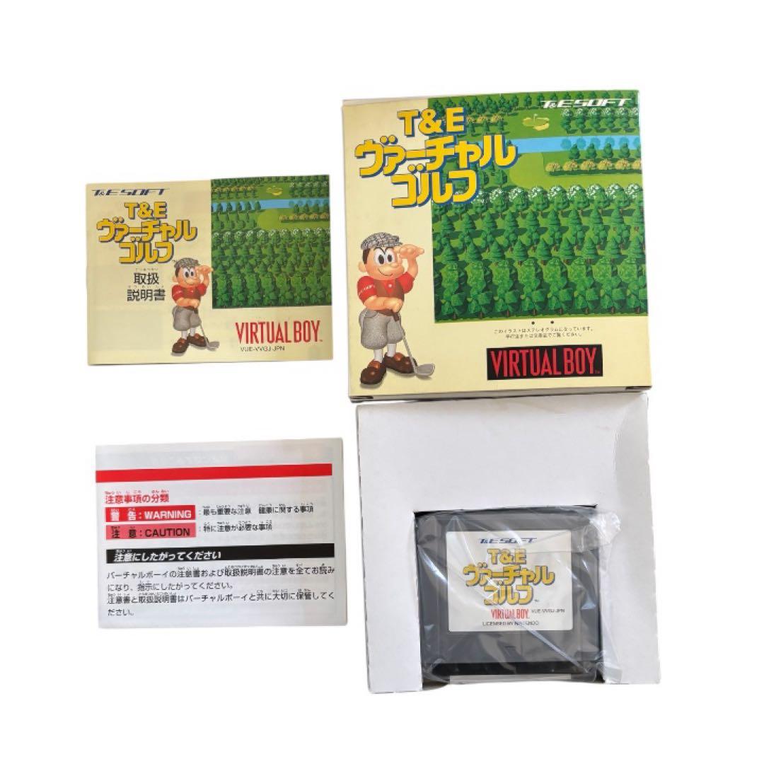 【動作良好】任天堂 バーチャルボーイ 本体＋ソフト2本（テトリス/ゴルフ）