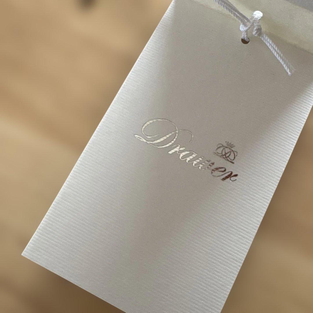 DRAWER ドゥロワー ヘリンボーン ノースリーブ Vネック ジレ38