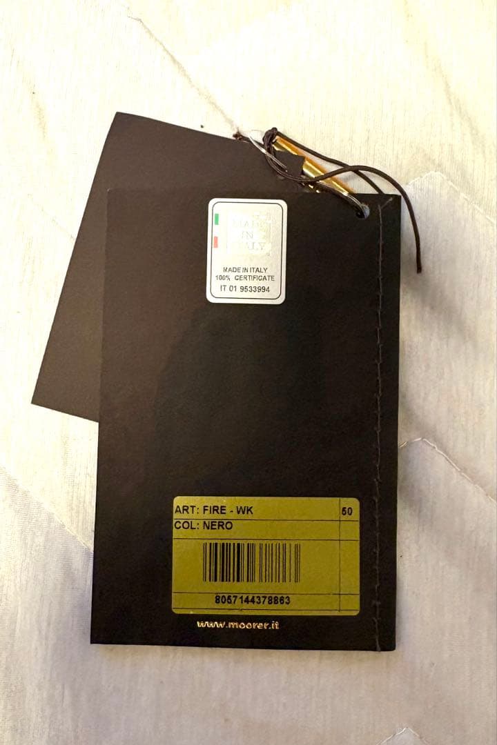 【アン】MooRER ムーレー FIRE-WK 50 黒 美品