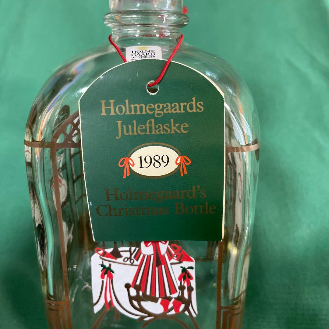 Holmegaard ホルムガード　クリスマスボトル　1988〜1990年3本