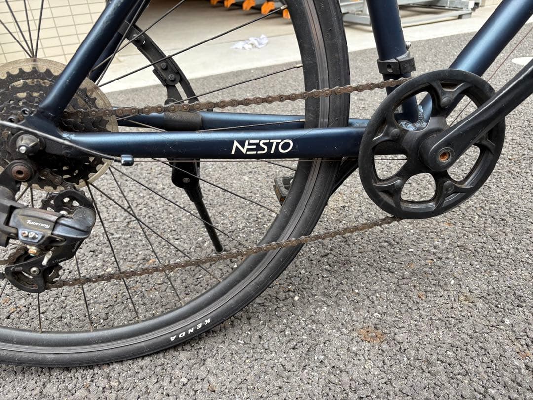 最終値下げ⭐️ NESTO VACANZE 6061 軽量クロスバイク　紺