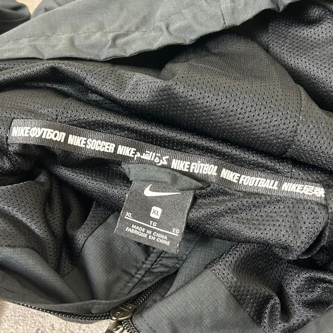 美品 NIKE F.C ナイロンジャケット ビックスウオッシュ ビックロゴ XL