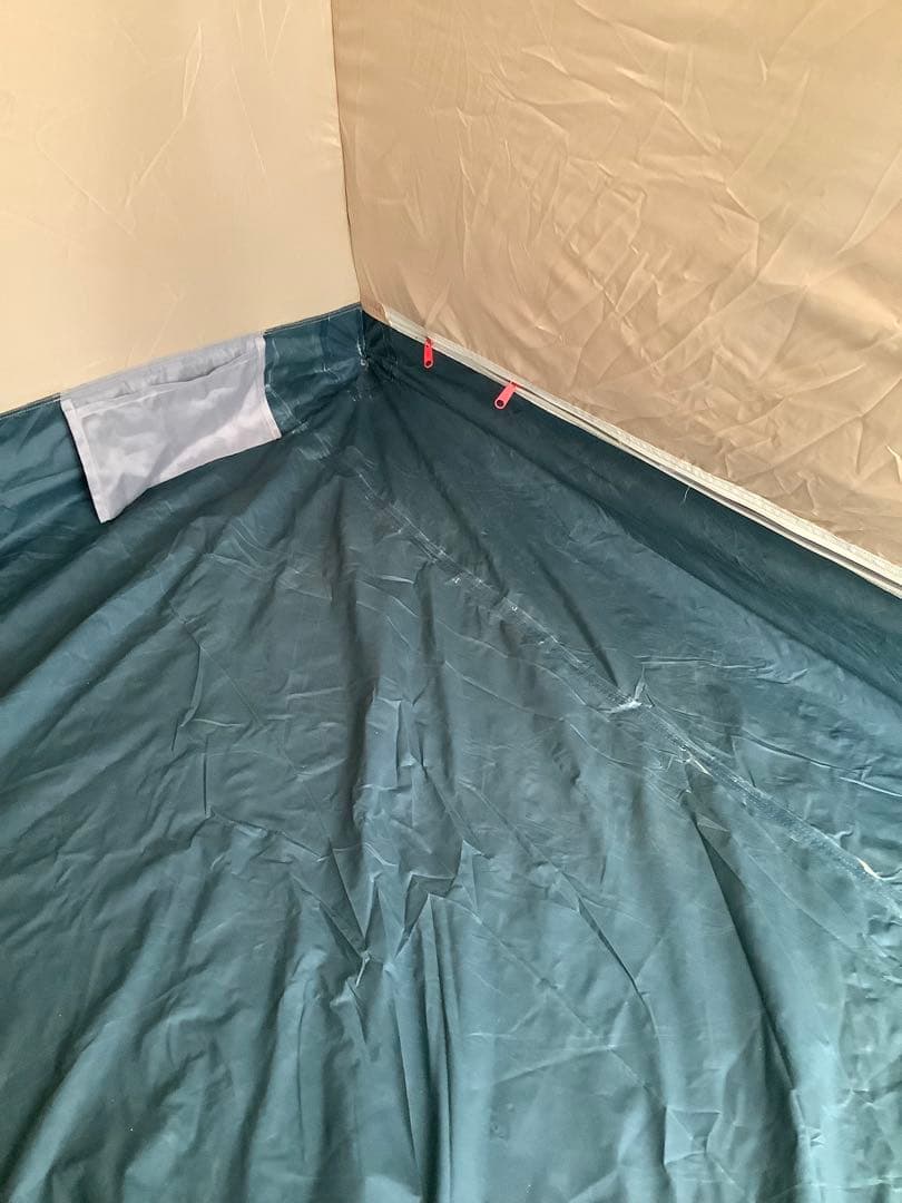 NO.614 ダンロップ／ツーリングテント／R-324／3人用／ライムグリーン