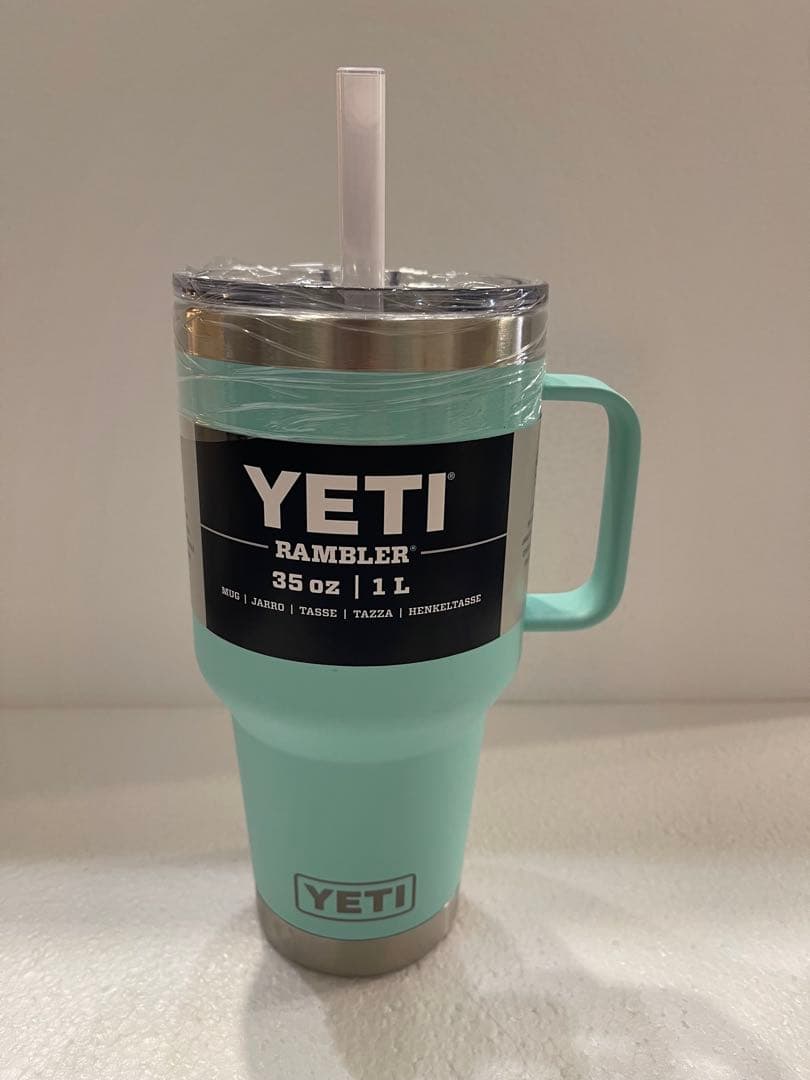 【新品】YETI ランブラー 35oz (1L) ストローマグ シーフォーム