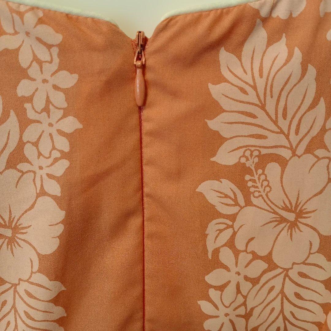 新品CCFashionsフラダンスロングドレス♡ハワイ製♡希少♡ハイビスカス柄