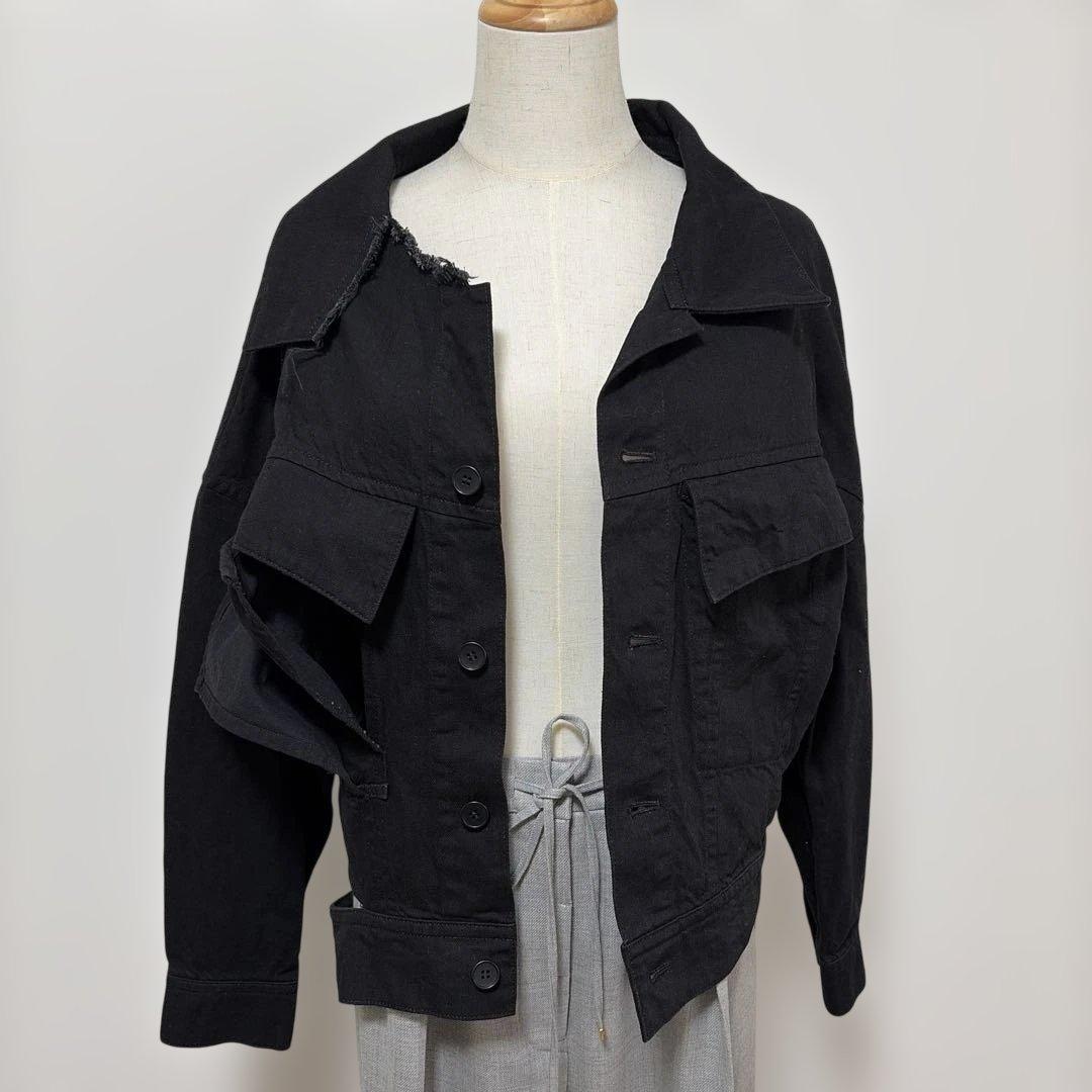 LIMIfeu ヨウジヤマモト　ブラックデニムジャケット 未使用品　サイズ2