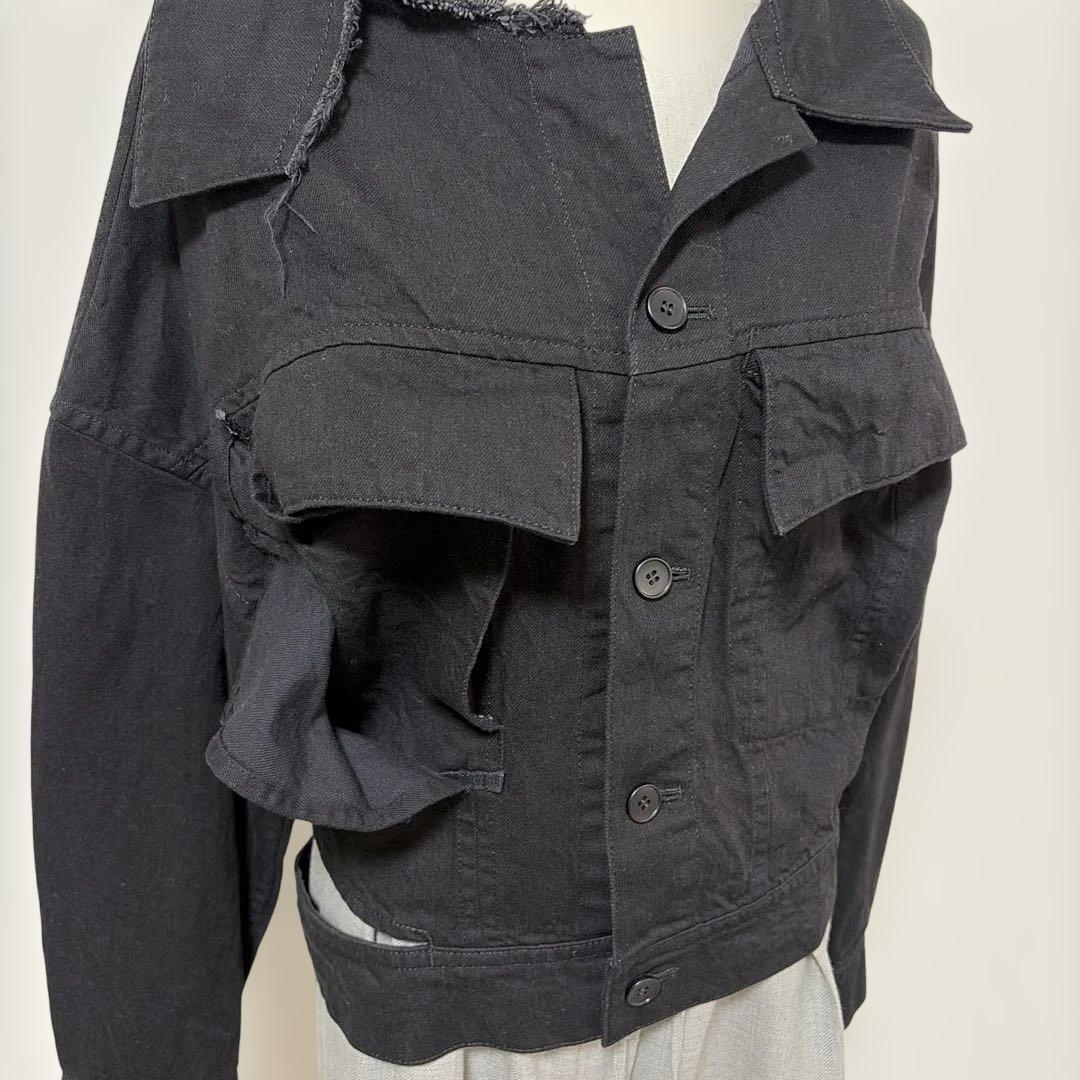 LIMIfeu ヨウジヤマモト　ブラックデニムジャケット 未使用品　サイズ2