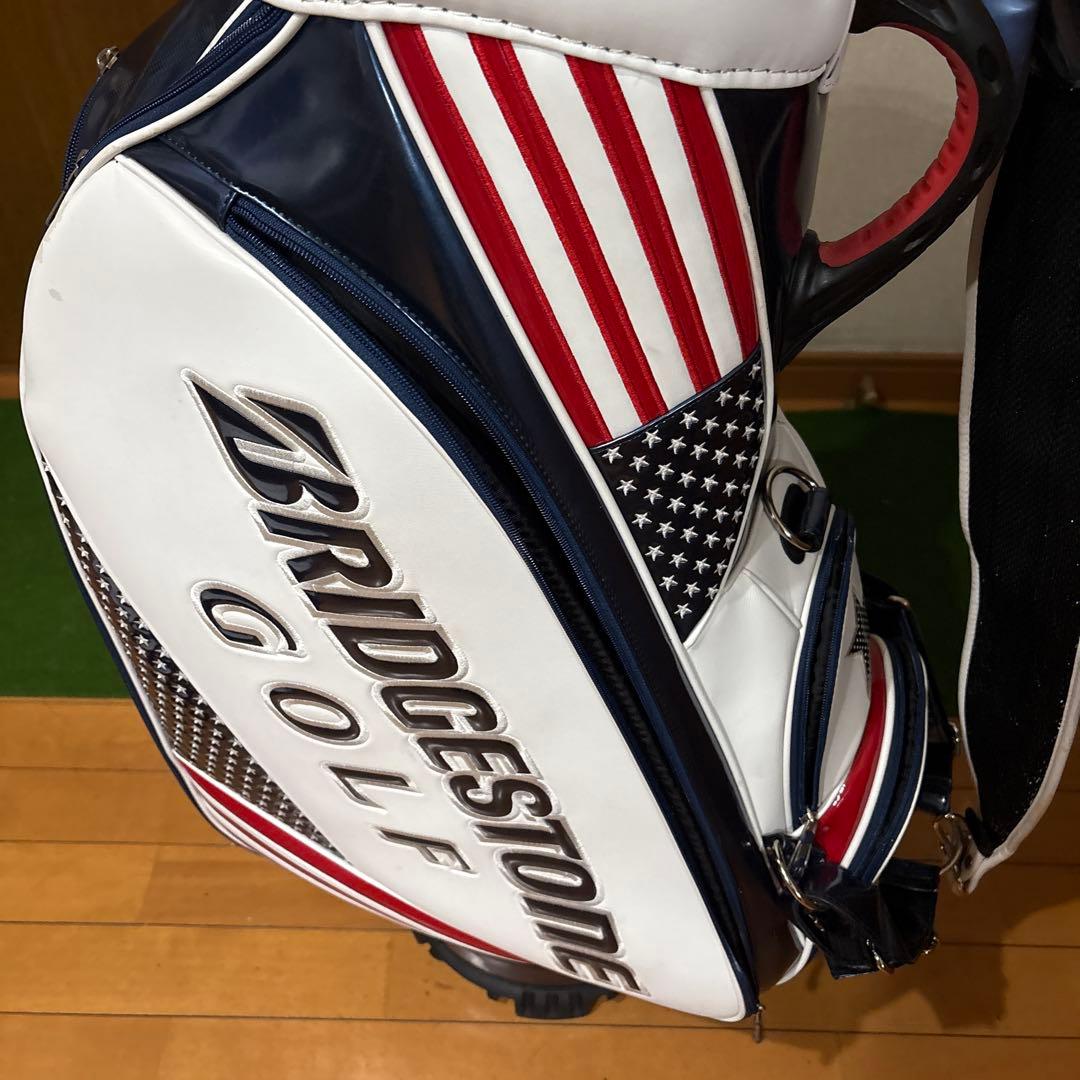 【訳あり使用感有り】 ブリヂストン　メジャーコレクション　キャディバッグ　宮里藍