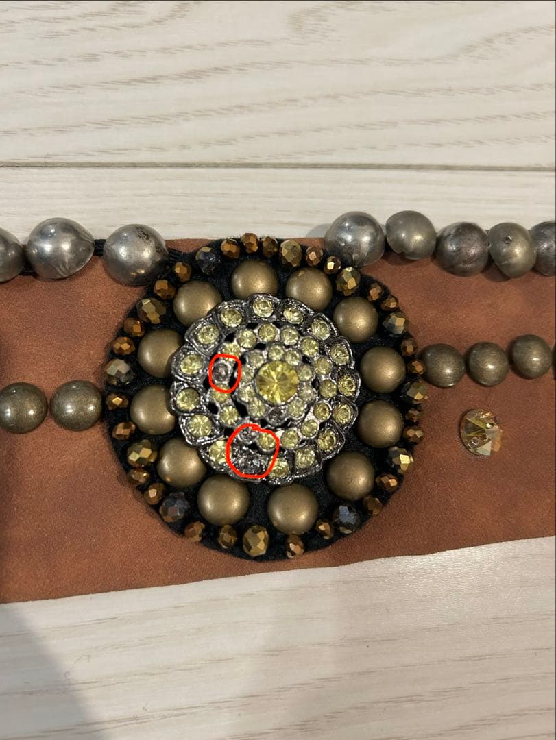 トライバルフュージョン ベルト | ブラウン