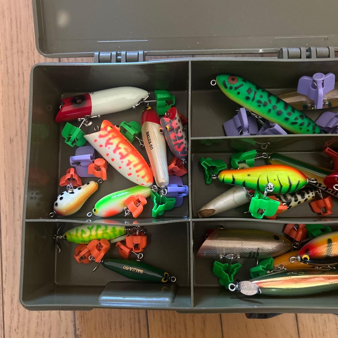 オールド系ルアー約56個 ZEALアマゾンBOX付き