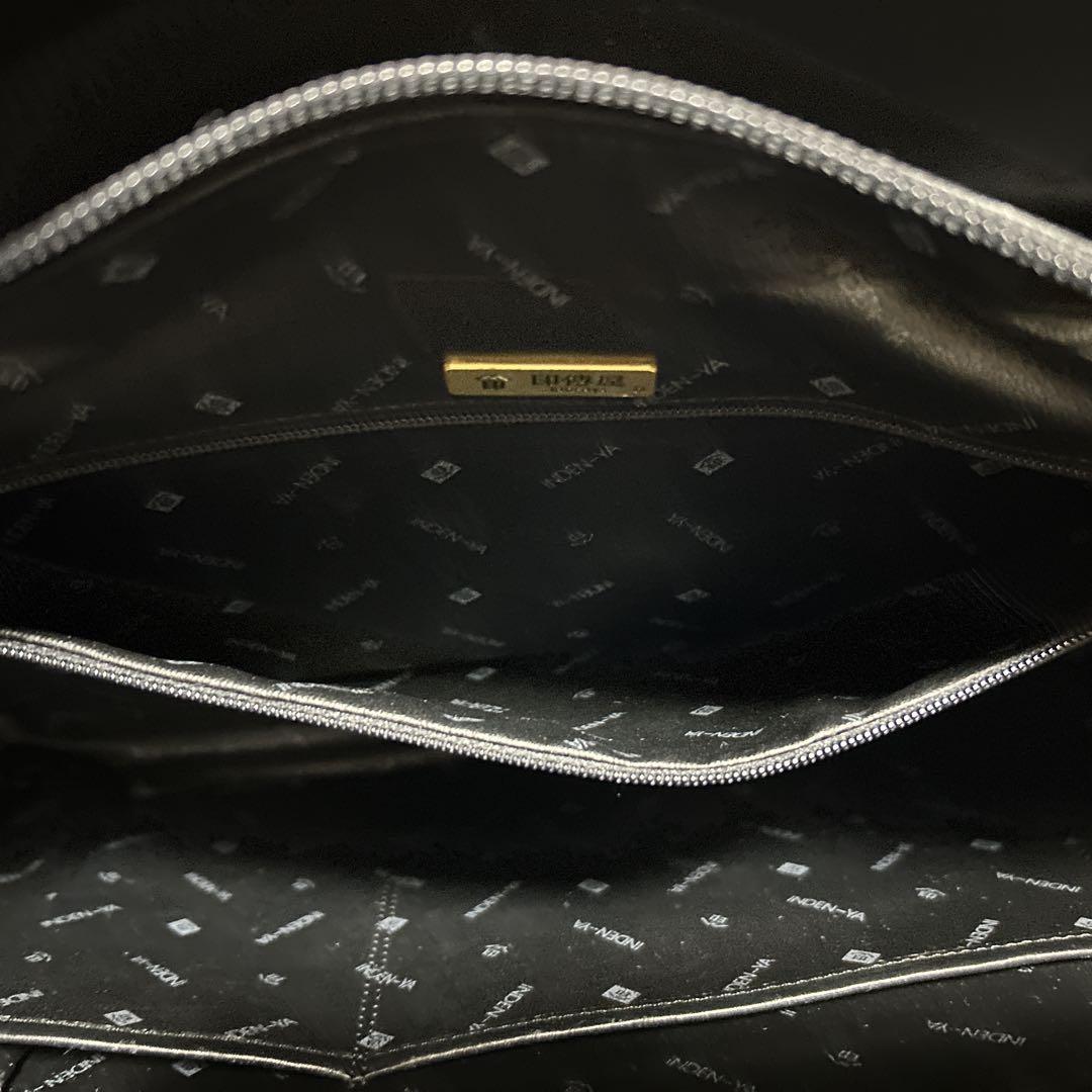 印傳屋 ベネッセージ ハンドバッグ 二色 房模様 鹿革 甲州印傳 房柄 タッセル