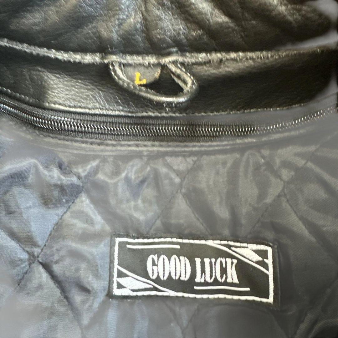 ブラック ライダースジャケット Lサイズ