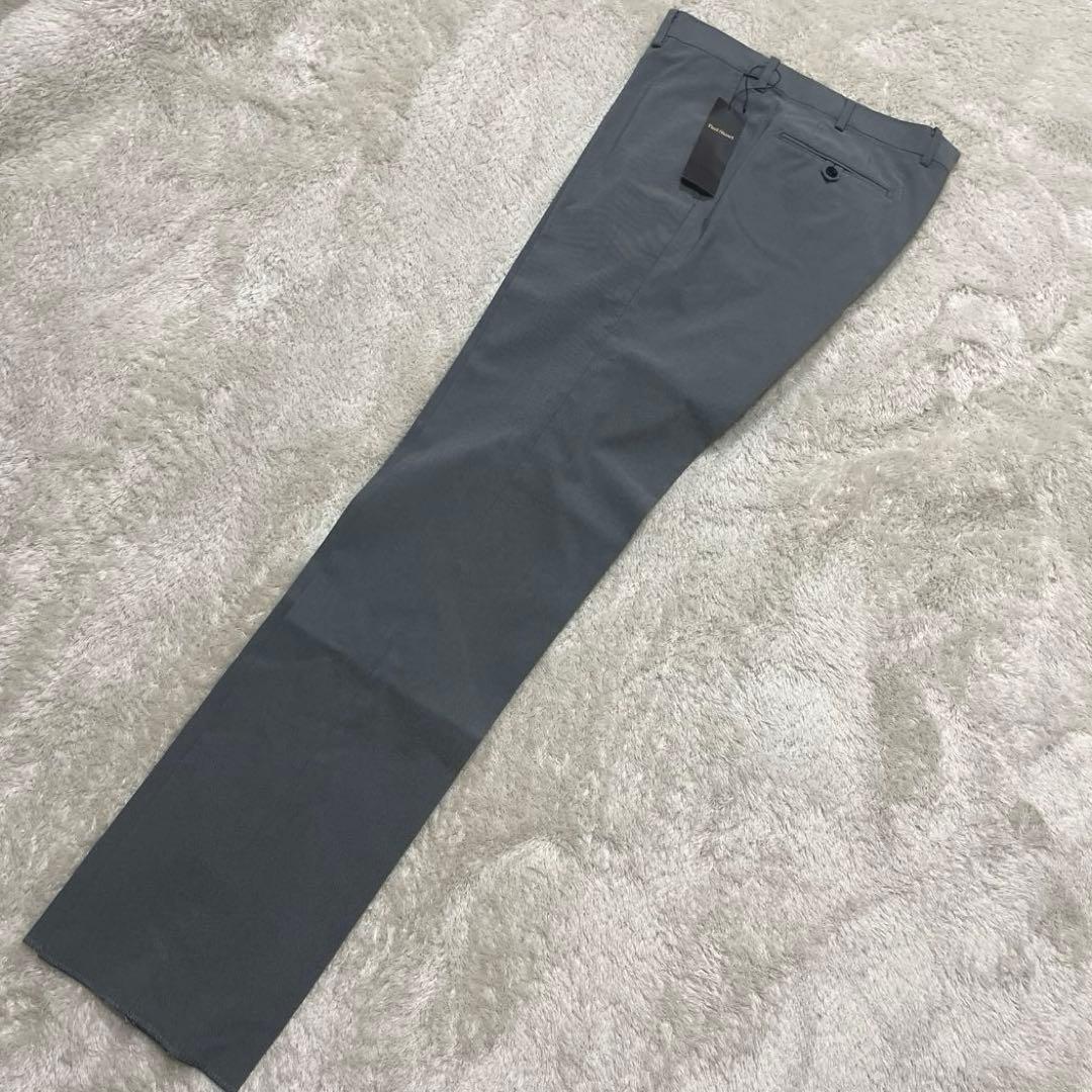 新品　Paul Stuart コットンストレッチスラックス　グレー　52 2XL