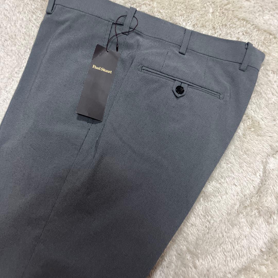 新品　Paul Stuart コットンストレッチスラックス　グレー　52 2XL