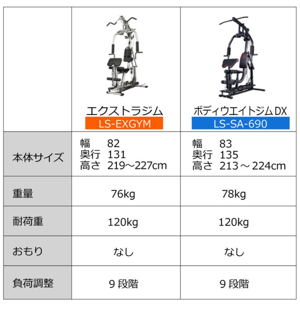 引取限定 ライシン Lysin ホームジム トレーニングマシン LS-EXGYM