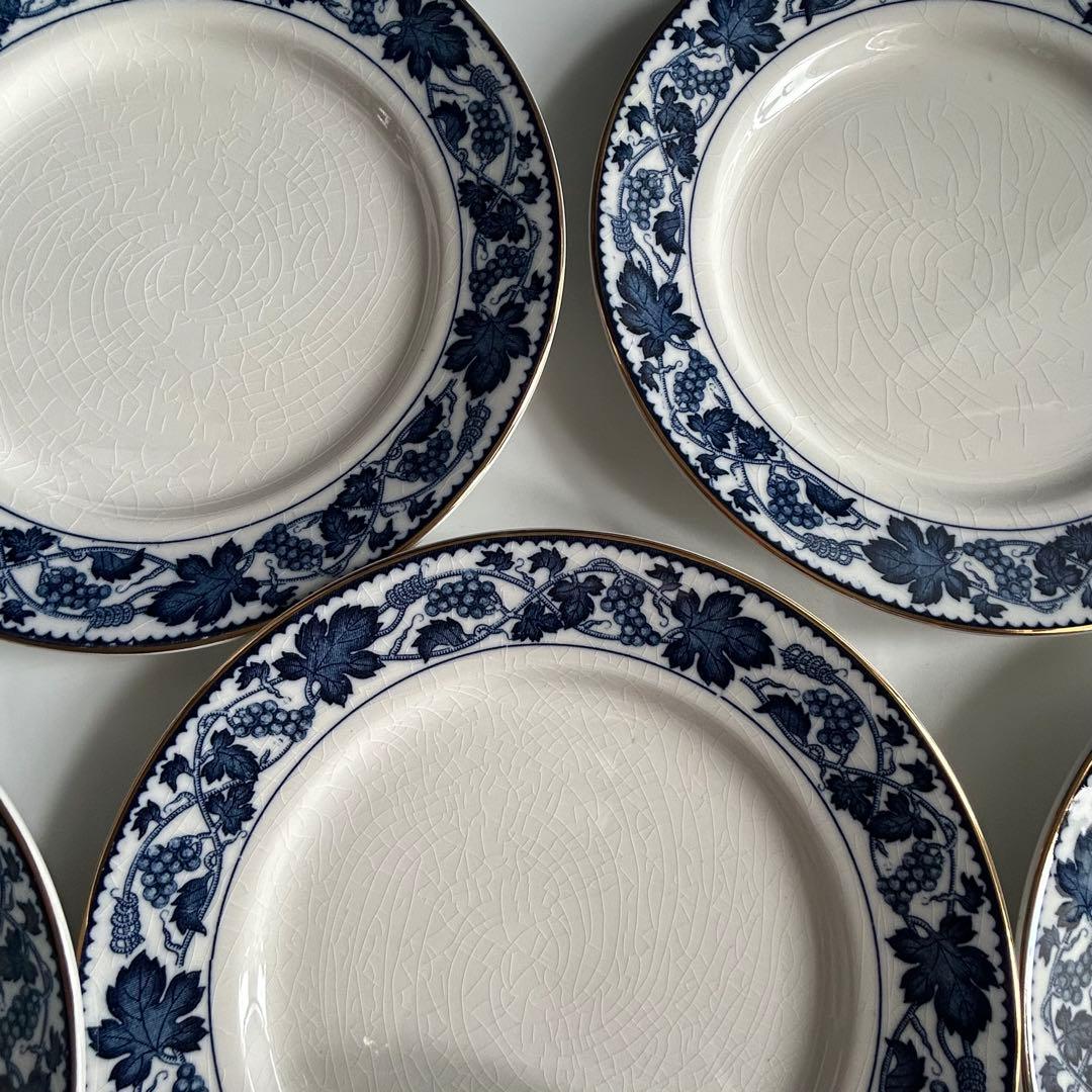 未使用　NIKKO ニッコー　 ダブルフエニックス　葡萄柄 6枚セット