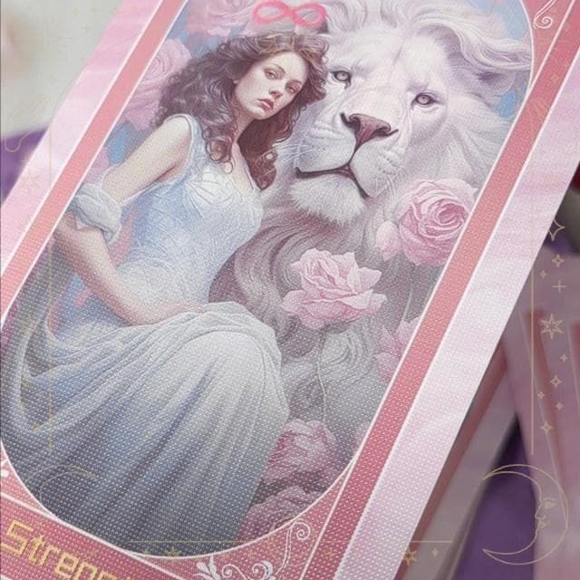 【正規品タロットカード】ピンク×アンティークな美麗イラスト✨幻想的な愛のタロット