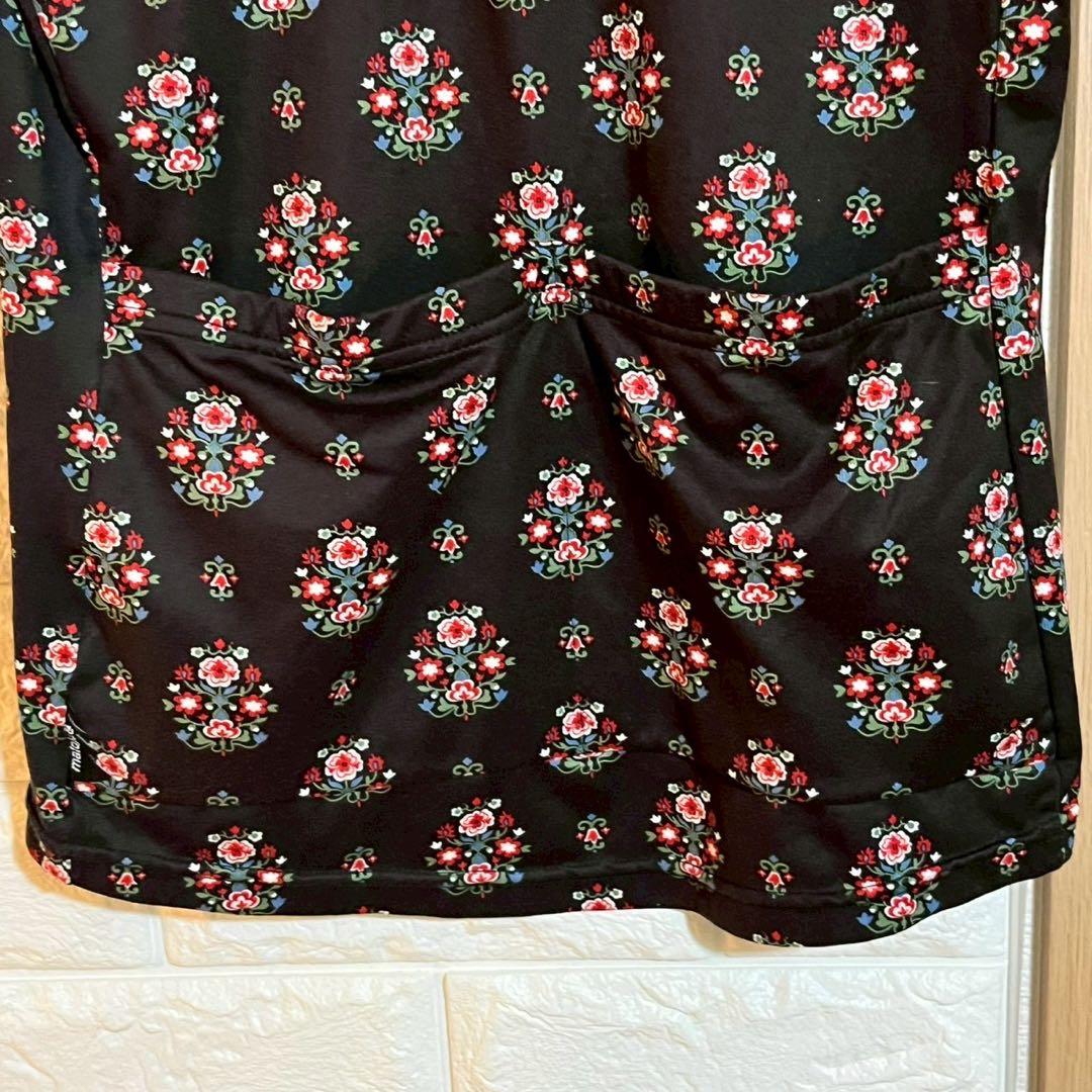 【極美品】maloja マローヤ サイクルジャージ レディースS花柄 刺繍調