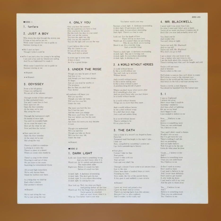 【ステッカー付き】キッス／魔界大決戦(THE ELDER)　レコード