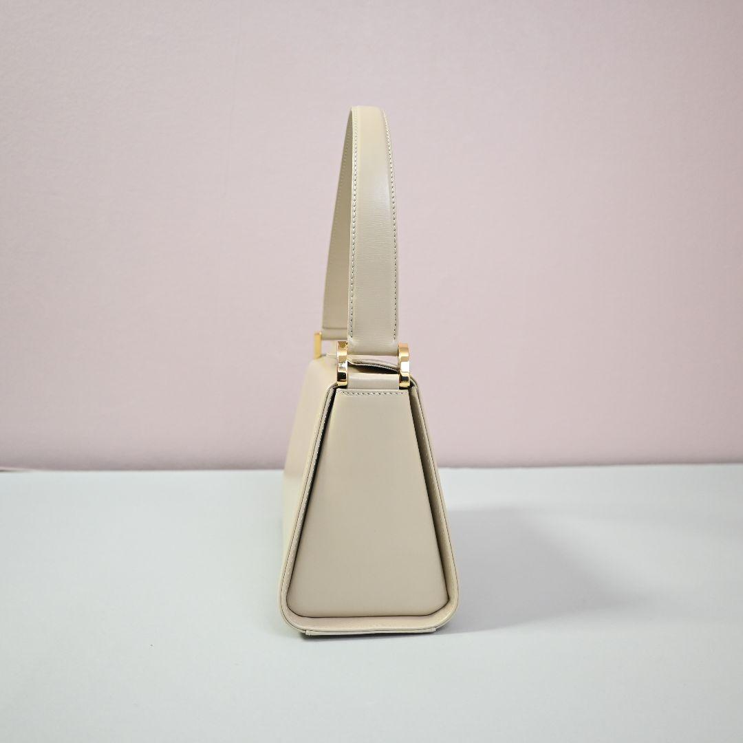 668★ 濱野皮革工藝 HAMANO カーフレザー ハンドバッグ フォーマル