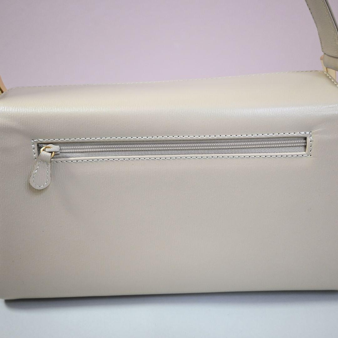 668★ 濱野皮革工藝 HAMANO カーフレザー ハンドバッグ フォーマル