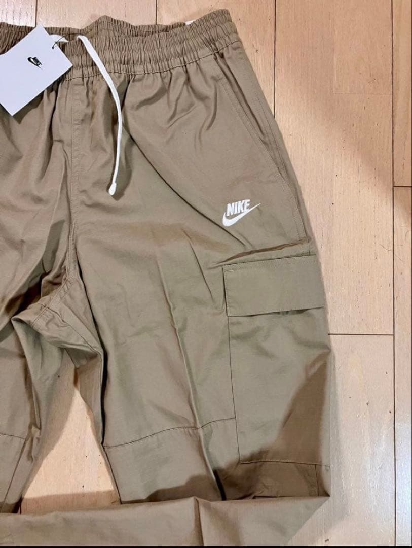 ナイキ NIKE クラブ カーゴウーブンパンツ 新品 L ベージュ ミリタリー