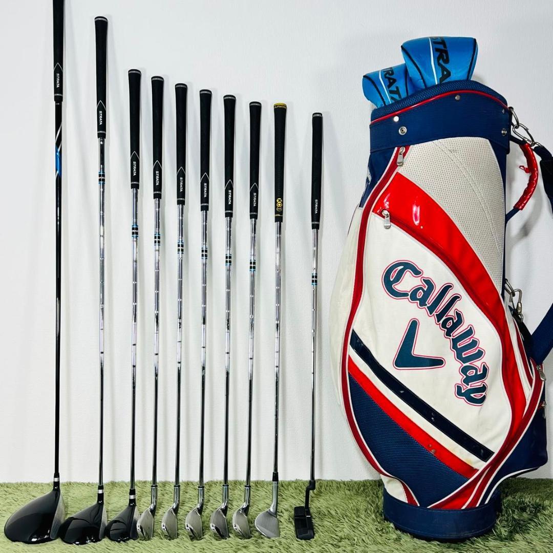 キャロウェイ ストラータ 10本セット メンズゴルフ 初心者 入門 大人気モデル