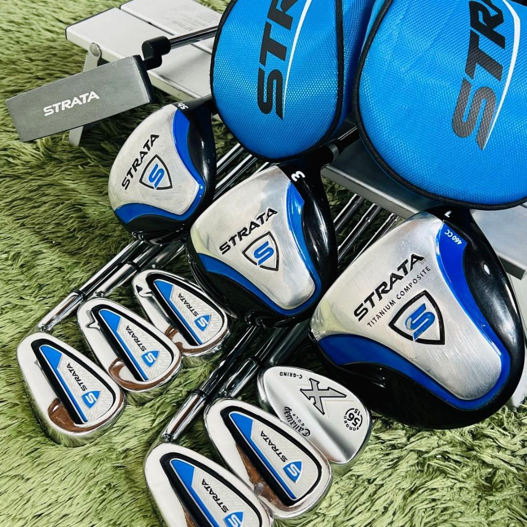 キャロウェイ ストラータ 10本セット メンズゴルフ 初心者 入門 大人気モデル