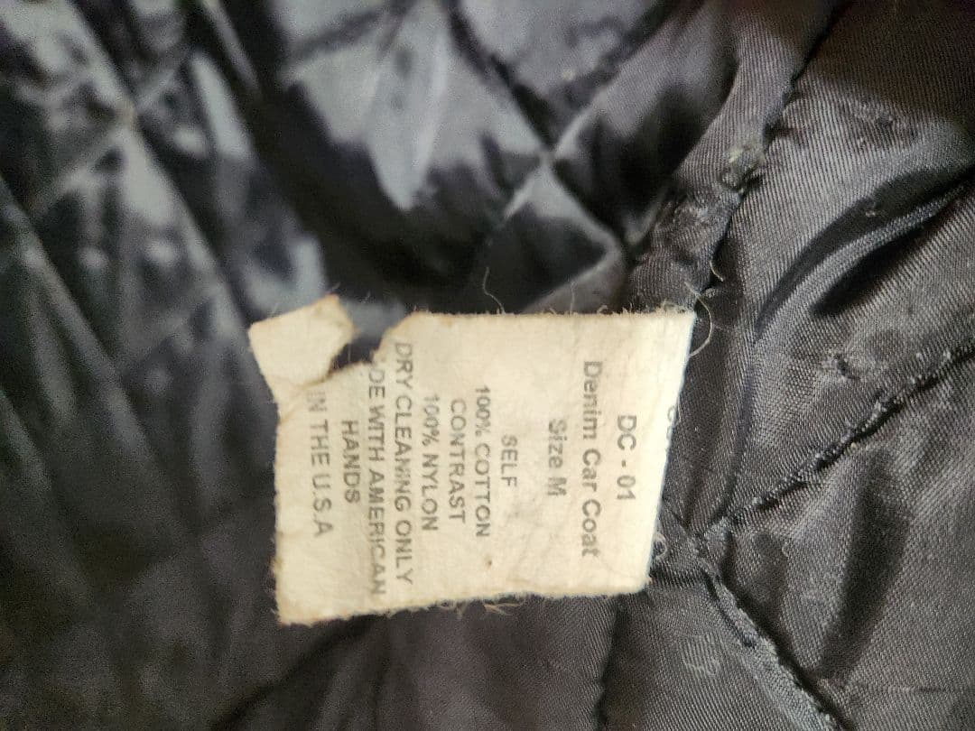 最終値下げUSAファラオ VonDuTcH デニムカーコート