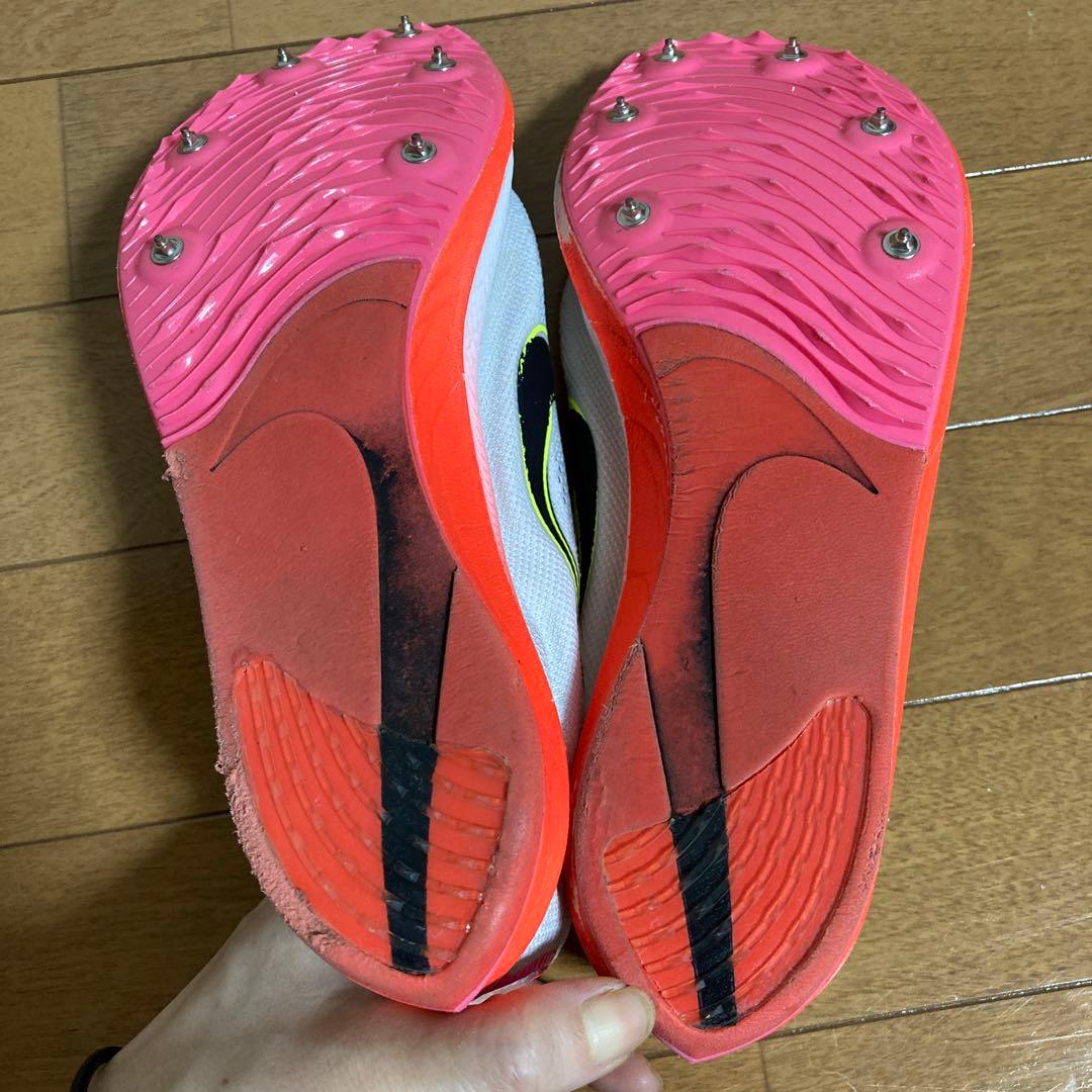 NIKE ドラゴンフライ 27.5cm 白ピンク　陸上