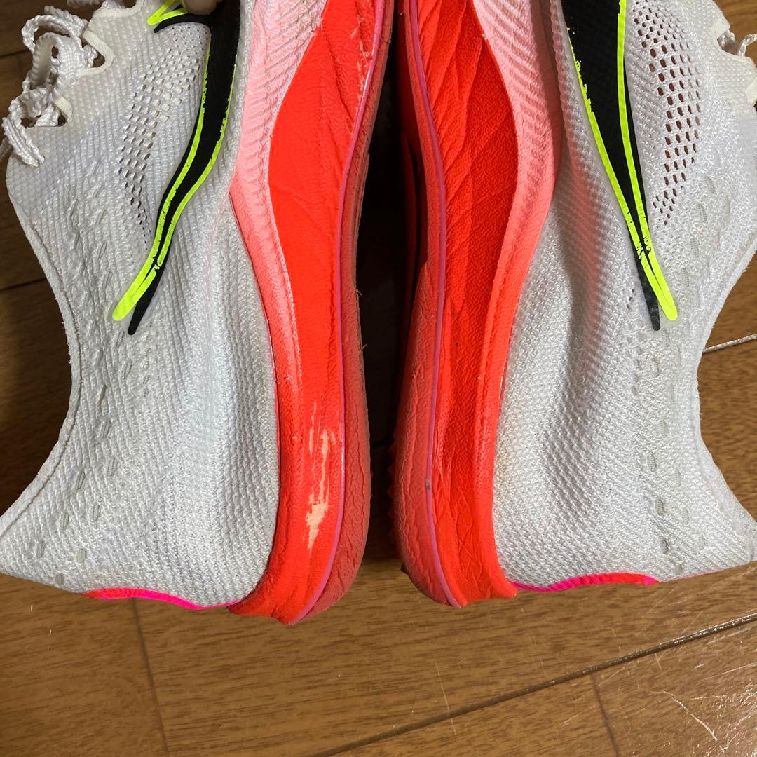 NIKE ドラゴンフライ 27.5cm 白ピンク　陸上